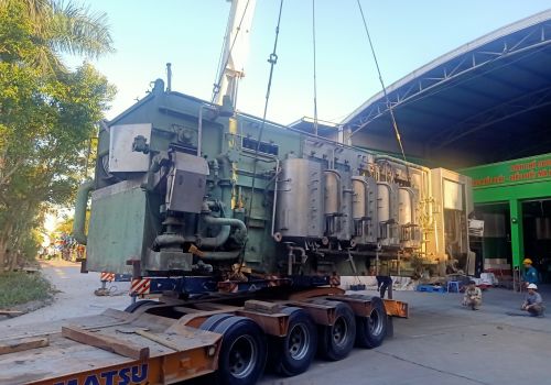 Cho thuê xe cẩu tại KCN Đại Đồng